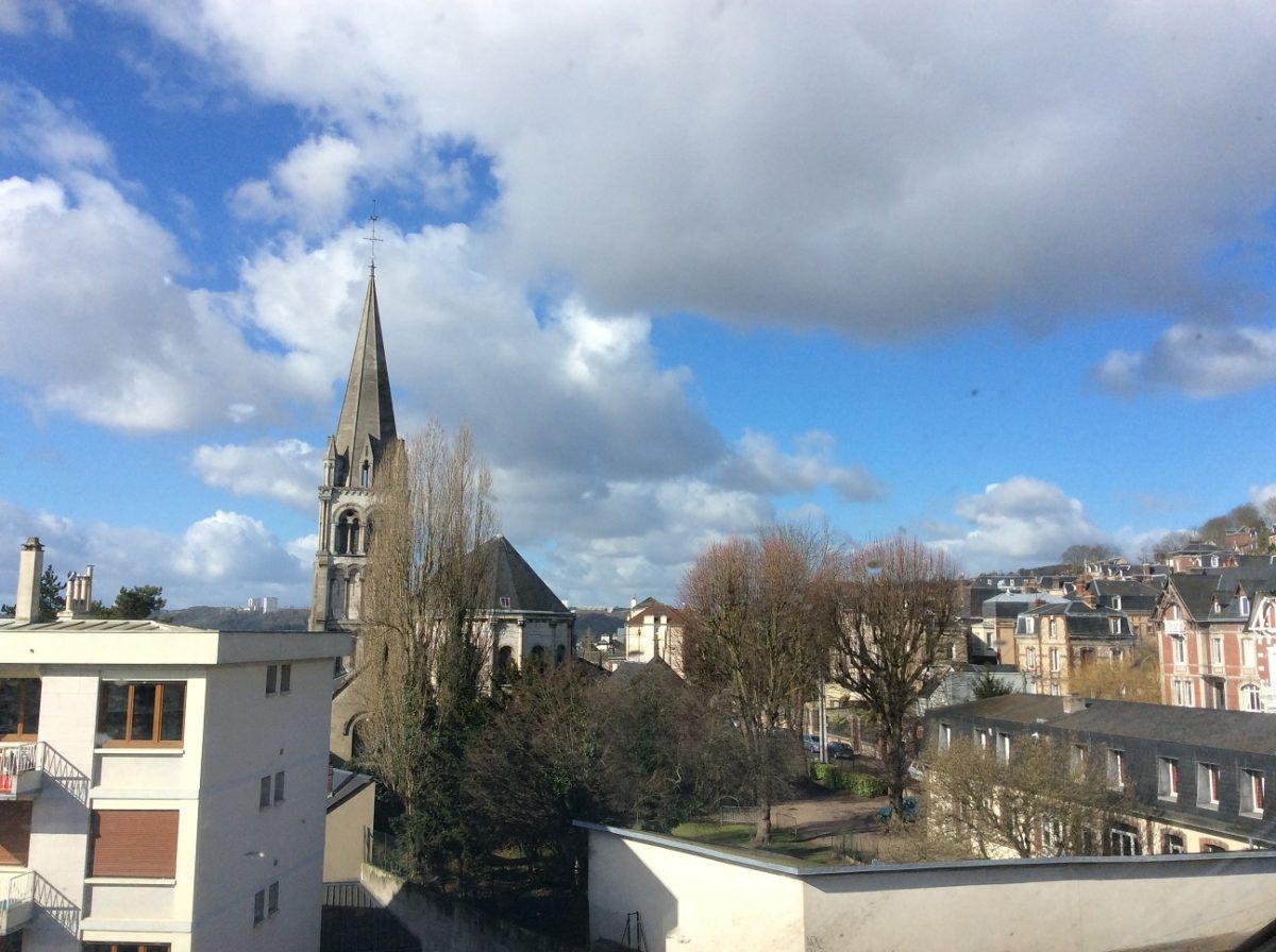 La vue depuis le séjour.